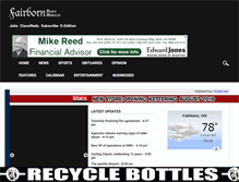 Tablet Screenshot of fairborndailyherald.com